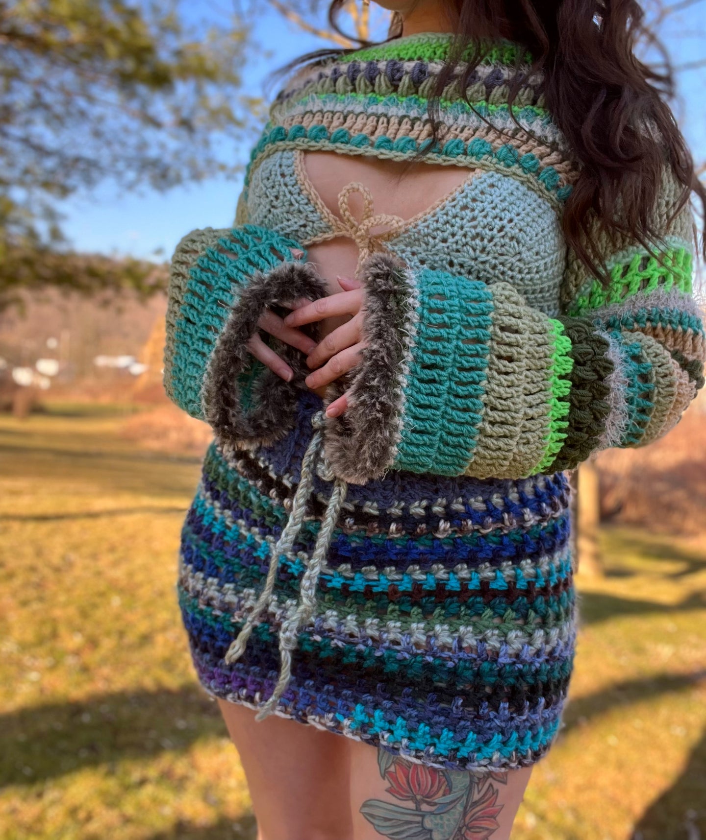 Forest Fairy Shrug and Bikini Top