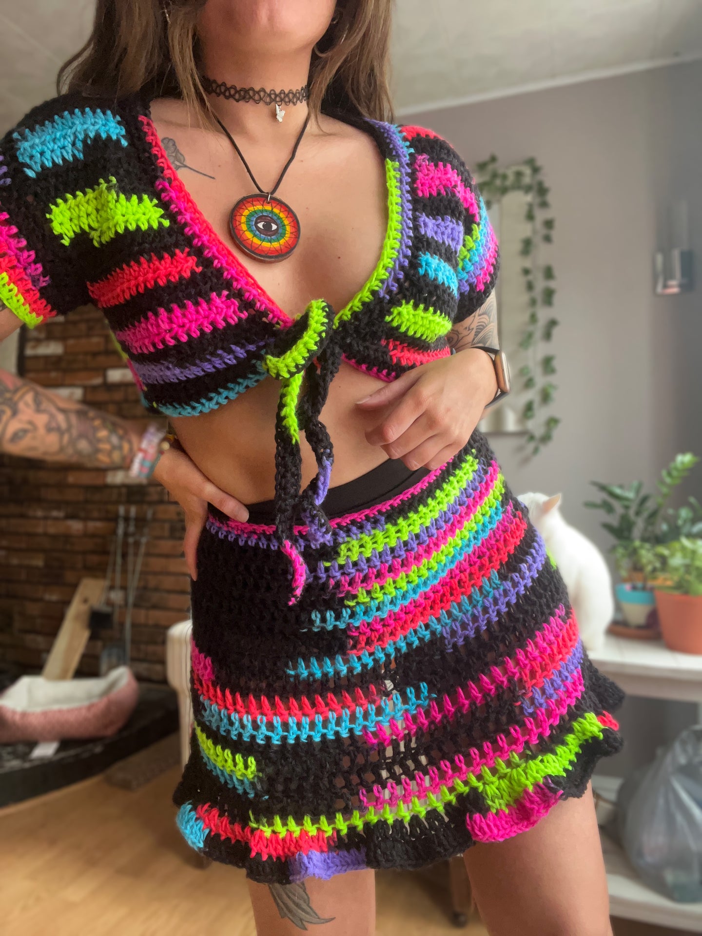 Crochet Wrap Skirt (XS/S)